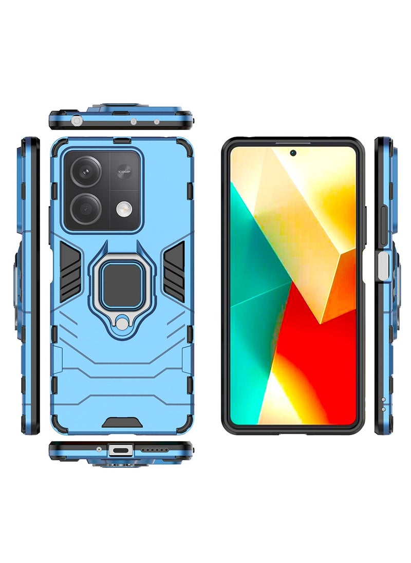CaseNeo Redmi Note 13 5G Case Cover with Bracket, Kickstand Shell Back Cover Scratch-Resistant Shock-Absorbing Protector Accessories Kickstand Stand Magnetic Car Ring Holder Protection  - Image 3