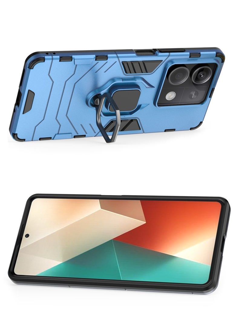 CaseNeo Redmi Note 13 5G Case Cover with Bracket, Kickstand Shell Back Cover Scratch-Resistant Shock-Absorbing Protector Accessories Kickstand Stand Magnetic Car Ring Holder Protection  - Image 4