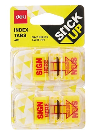 2-Pack Sign Here Sticker Multicolour - view 2