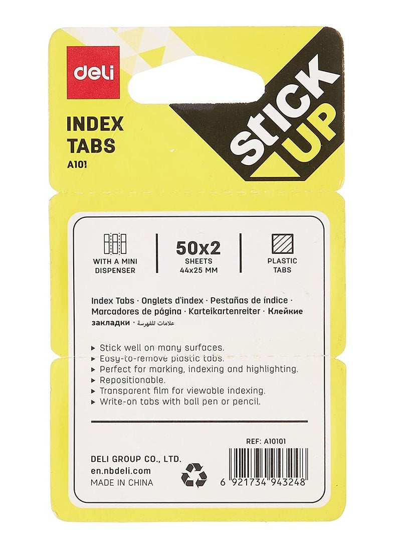 Deli - 2-Pack Sign Here Sticker Multicolour - Image 1