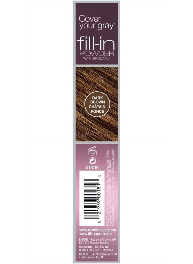 Cover Your Gray - Fill In Powder - Dark Brown (Pack of 2) - Image 1