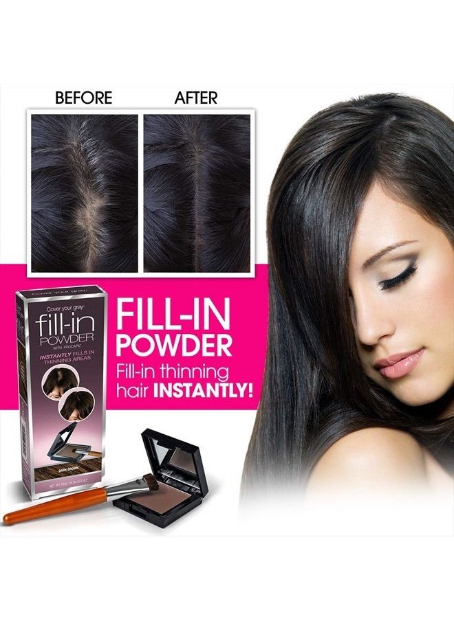 Cover Your Gray - Fill In Powder - Dark Brown (Pack of 2) - Image 1