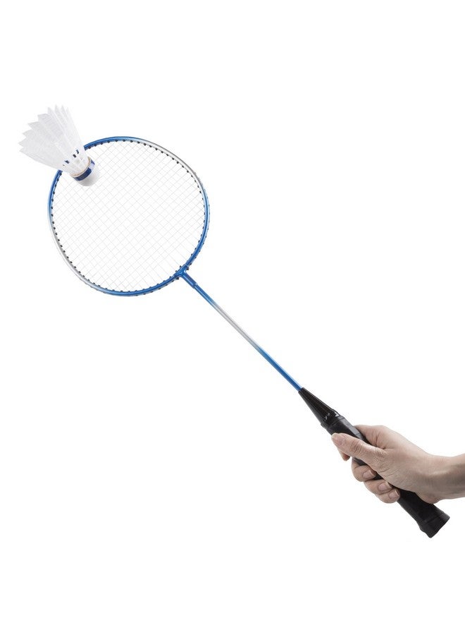 Hey! Play! Badminton Set Complete Outdoor Yard Game with 4 Racquets, Net with Poles, 3 Shuttlecocks and Carrying Case for Kids and Adults, Multi-Player - Image 5