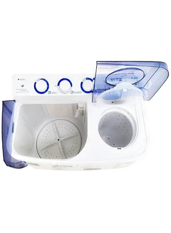 Arrow Twin Tub 12KG Semi-Automatic Washing Machine, 7 KG Spin Capacity, 480W Washing Power, 15-Minute Washer Timer, White Color | RO-12TTB - Image 4