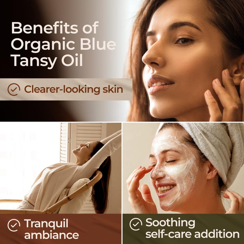 Gya Labs Blue Tansy Essential Oil - 0.17 Fl Oz - for Hair, Skin, Diffuser, Aromatherapy & DIY Candle Making Scent - Image 4