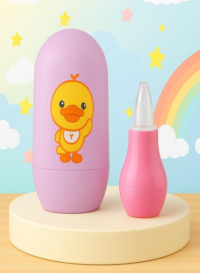 Alya The Cheeky Kidzz Baby 4 In 1 Grooming Essential Nail Pedicure Manicure Cutter Safety Kit With Baby Nasal Vacuum Suction Nose Aspirator Cleaning Teether (Design 505),2 Count,Multicolor - Image 1