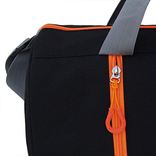 Sfane Gym Bags for Men with Separate Shoe Compartment Sports Gym Bag for Women Duffle Bags for Gym, Duffel Bags Sports Bag - Orange & Black - Image 5