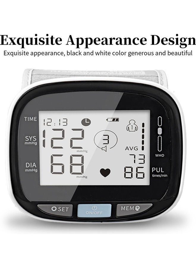 نيبمينينت Wrist Blood Pressure Monitor with Voice and Charging Function - Image 1