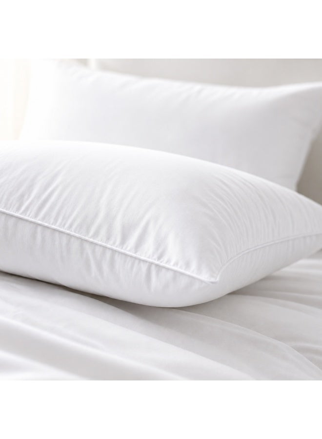 Set of 2 luxury Hotel Sleeping Pillows with 233 Thread Count Cotton Fabric – Sizes 50×90 cm - Image 3
