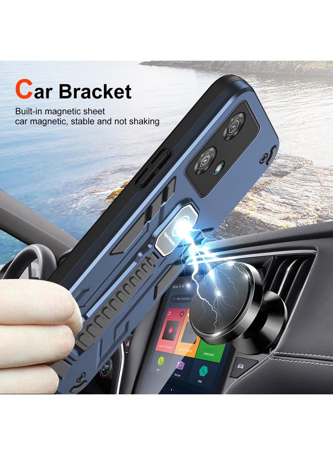 اس-توب جراب لهاتف موتورولا إيدج 40 نيو، جراب هاتف مقاوم للصدمات مع حامل - Image 4