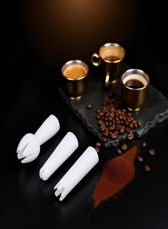 Tnyvm 3Pcs White Set Whip Cream Dispenser Head Whipped Nozzle Mounting Mouth Base Tips Dinning Bar Whip Special Head Cream Chargers and Whippers - Image 3