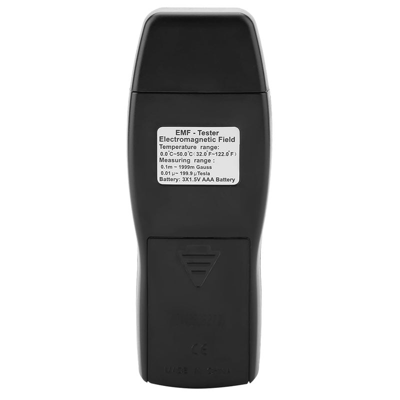 Aqxreight AS1392 جهاز اختبار المجال الكهرومغناطيسي الرقمي مع مستشعر ذكي وشاشة LCD ووظيفة مزدوجة للإنذار - Image 4