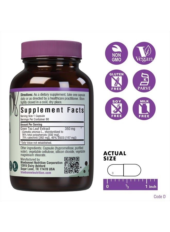BlueBonnet EGCG Green Tea Leaf Extract Supplement, 60 Count - Image 2