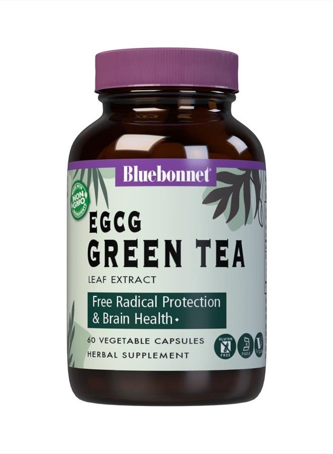 BlueBonnet EGCG Green Tea Leaf Extract Supplement, 60 Count - Image 1