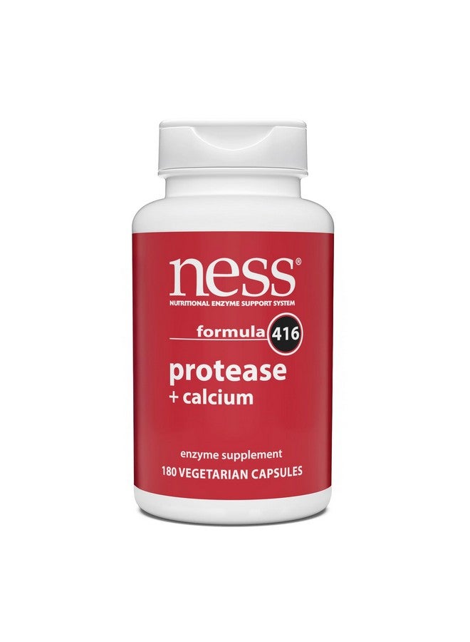 Ness Enzymes- Protease w/Calcium #416 180 vcaps - Image 1