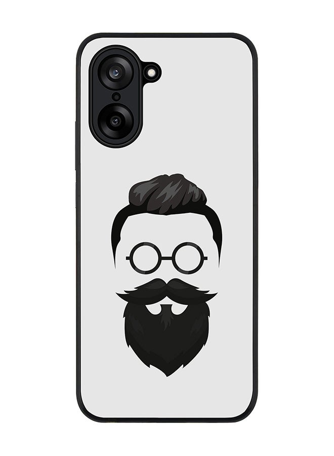 Stylizedd For OnePlus Nord CE5 / Ace 5 Racing Case,Slim fit Camera Protection, Shockproof Thin Phone cover  - Beard Hipster