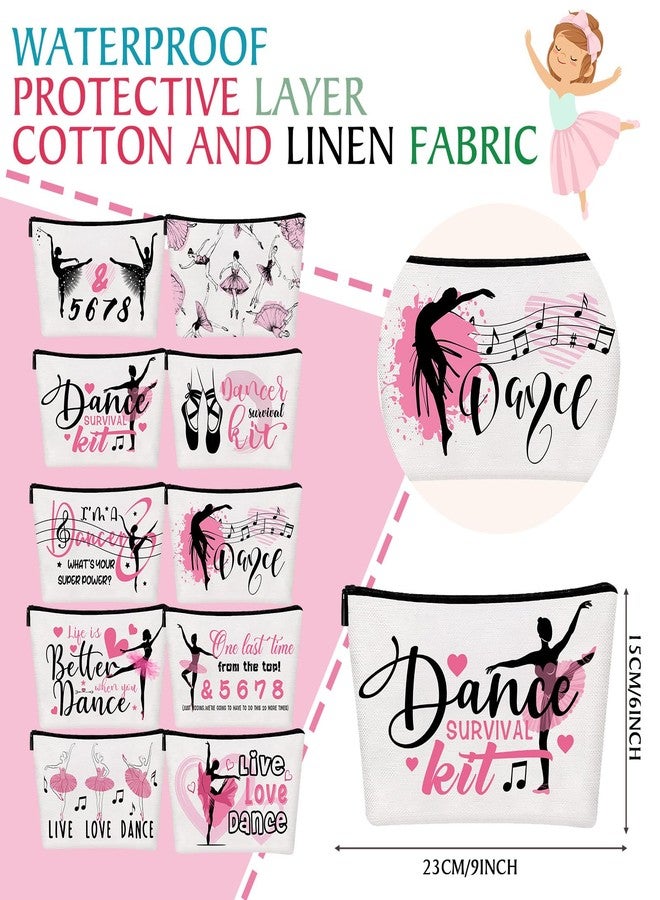 ايرينير مجموعة إيريناري المكونة من 30 قطعة من حقائب مكياج قماشية، هدايا تقديرية للراقصات، حقيبة أدوات تجميل للرقص، حقيبة سفر لأدوات الزينة، حقيبة أقلام رصاص بسحاب، هدية شكر، جوائز للدروس - Image 2