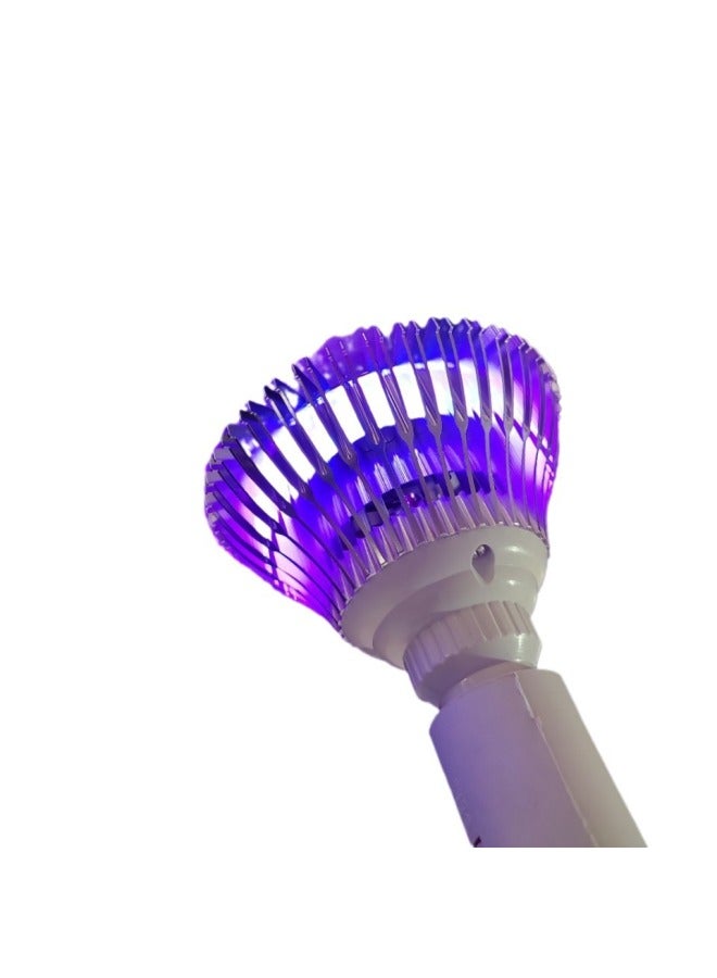 Make Shoes Purple Light Fluorescent Light Shoe Special Running Water Fluorescent Pen Sewing Machine Sewing Machine Sewing Machine Lighting Ultraviolet Light-Power:12W Purple Light Bulb E27  - Image 5
