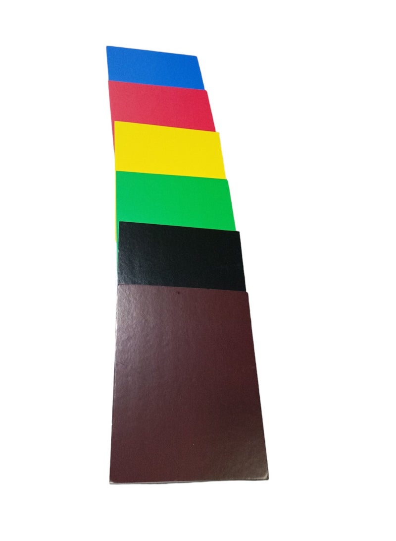6-Piece A4 Foam Board Multi Color 0.5 mmThickness - Image 2