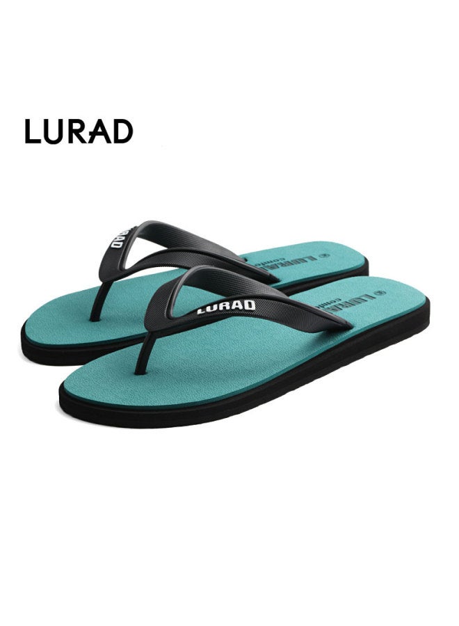 Lurad Men's Summer Fashion Beach Slippers Green 45-46 - Image 4