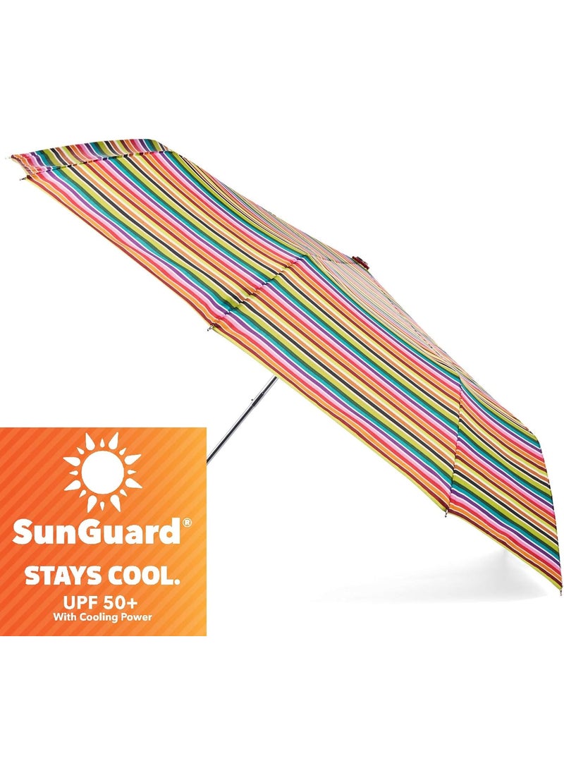 Totes - totes NeverWet technology Auto Open Auto Close Umbrella Rainbow 43 arc Umbrella - Image 1