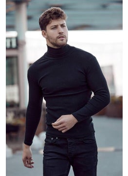 Qalina Life Full Lycra Unisex Turtleneck Sweater  - Image 5