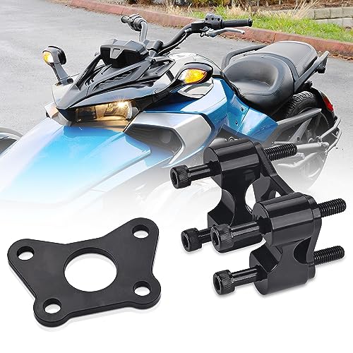 Sresk Handlebar Riser for Can Am Spyder Aluminum Handle Bar Riser Extension Kit For CanAm Spyder RT RTs 2020Newer Compatible with Spyder F3 F3s Adjust 1 18 Backward 1 38 Upward - Image 1