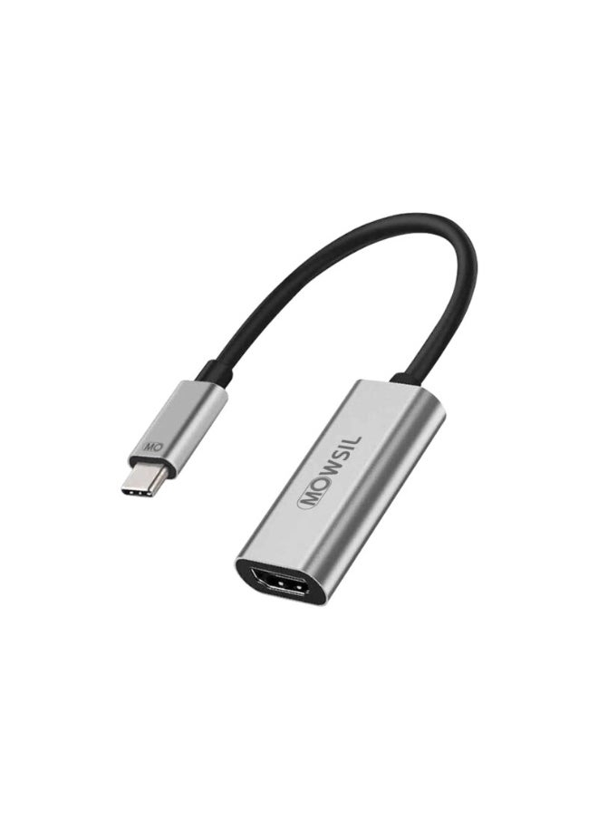MOWSIL Mowsil USB C to HDMI Adapter Cable 4K 60Hz Thunderbolt 4 Type C HDMI 2.0 Converter Compatible for iPhone 16 Series, iPad 10/Pro/Air/Mini, MacBook Pro, Samsung S23 Ultra/Galaxy Z,Tab S6, Huawei P60 Pro  - Image 1