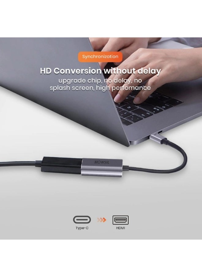 MOWSIL Mowsil USB C to HDMI Adapter Cable 4K 60Hz Thunderbolt 4 Type C HDMI 2.0 Converter Compatible for iPhone 16 Series, iPad 10/Pro/Air/Mini, MacBook Pro, Samsung S23 Ultra/Galaxy Z,Tab S6, Huawei P60 Pro  - Image 5
