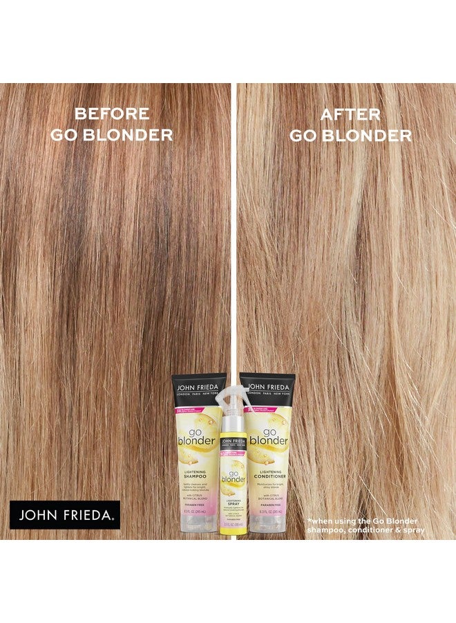 جون فريدا مجموعة شامبو وبلسم جون فريدا شير بلوند جو بلوندر للشعر الأشقر، شامبو وبلسم لتفتيح الشعر بالحمضيات والبابونج، يتميز بتقنية BlondMend الخاصة بنا، 8.3 أونصة (عبوة من قطعتين) - Image 3