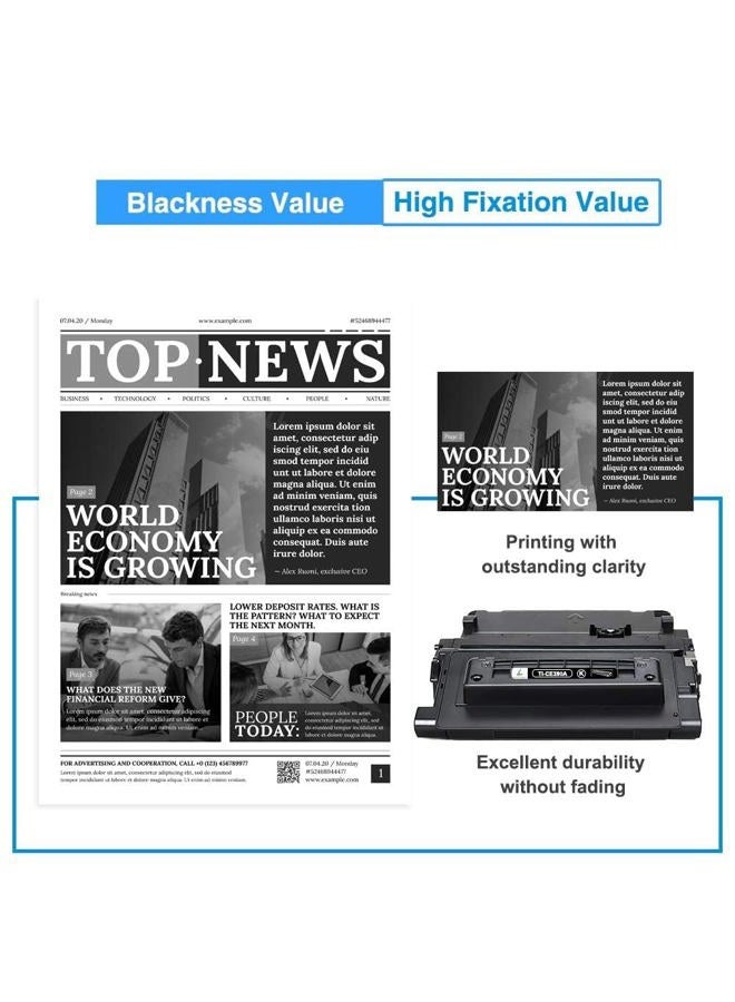 TRUE IMAGE Compatible Toner Cartridge Replacement for HP 90A CE390A 90X CE390X Work with Enterprise 600 M601 M602 M603 M4555 MFP M602x M602n M603dn Laser Printer Ink (Black, 2-Pack) - Image 5