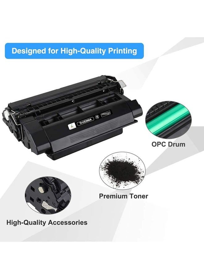 TRUE IMAGE Compatible Toner Cartridge Replacement for HP 90A CE390A 90X CE390X Work with Enterprise 600 M601 M602 M603 M4555 MFP M602x M602n M603dn Laser Printer Ink (Black, 2-Pack) - Image 4