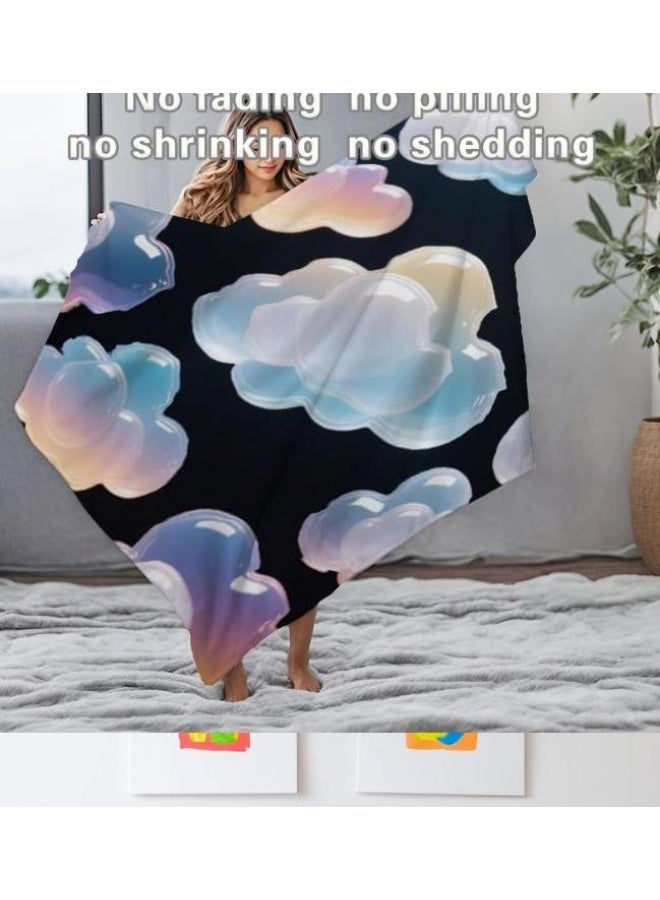 عام بطانية رقيقة من الفانيلا (حرارة ومريحة، ومناسبة للنوم واستخدام اللعبة والغبار والرمل) 150 سم * 200 سم - 726 - Image 4