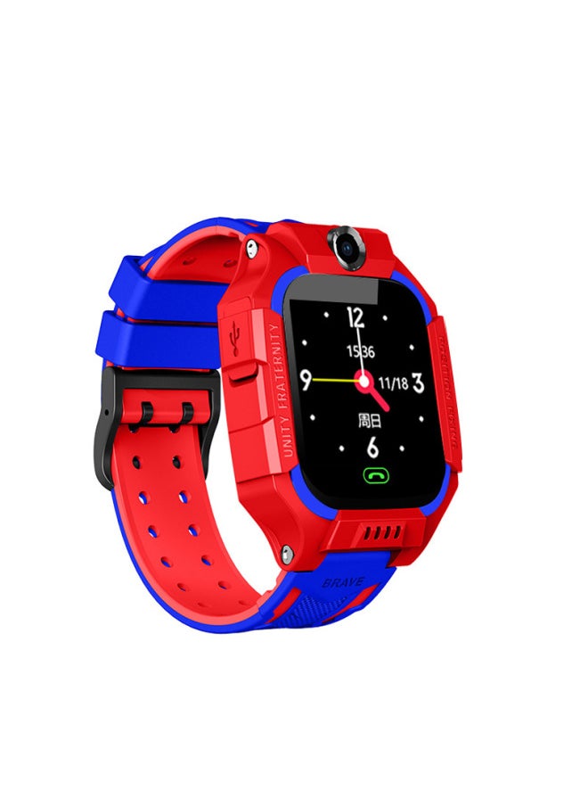 Generic S1 Touch Screen Q15 Camera Children's Smart Positioning Phone Watch For Boys Girls Digital Computer Wearable Devices-Color:4G-Z6-Video Call-4G Edition-Red  - Image 1