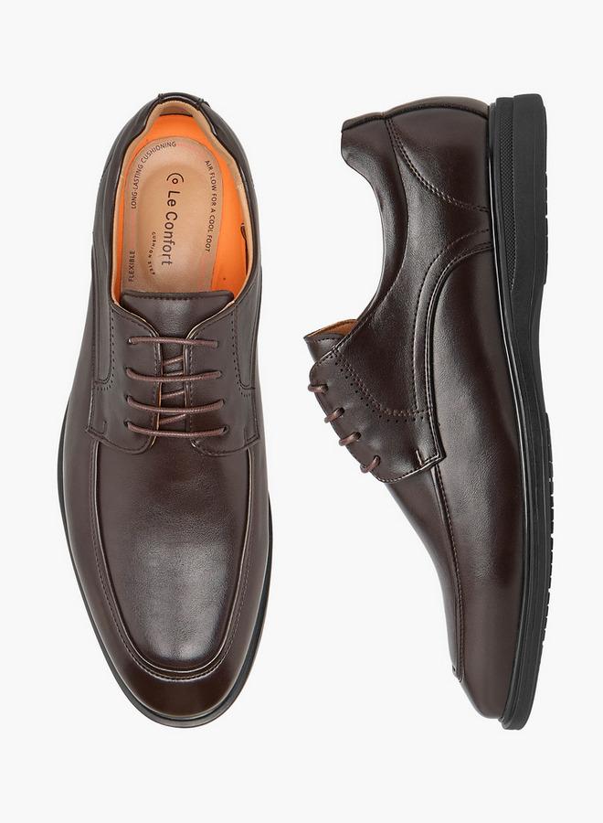 لو كونفورت أحذية رجالية برباط من جلد الدانتيل - Image 3