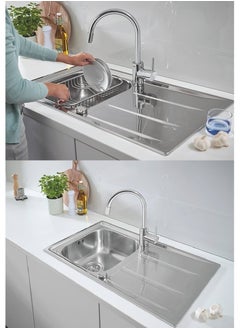 ماركة غير محددة خلاط مطبخ طويل نيكل  - Image 1