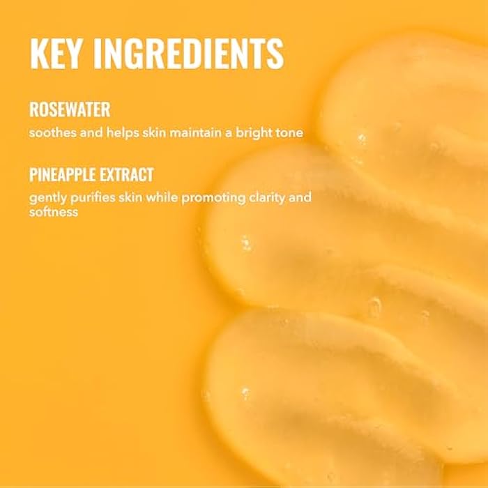 Good Molecules Hydrating Facial Cleansing Gel - Face Wash with Rosewater and Pineapple Extracts to Brighten, Cleanse, and Moisturize - Facial Cleanser, Skin Care - Image 3