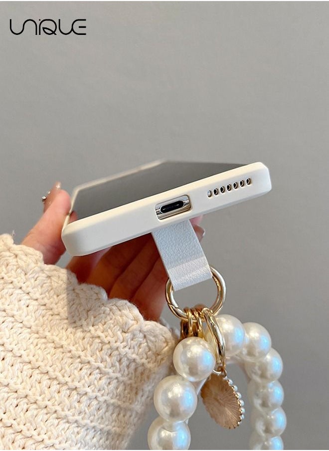 Unique Phone Case for Huawei P60 Pro 6.67 Inches Case, Cute Flower with Lovely Bracelet Chain for Women Girls Soft TPU Shockproof Protective Case Anti-lost Chain Cute Jewelry Cover  - Image 5