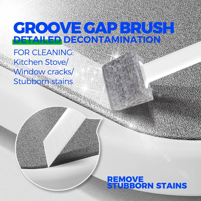 Holikme 7 Pack Deep Cleaning Brush Set, Scrub Brush, Grout Brush, Pool Brush, Scrub Pads with Scraper Tip Scouring Pads, for Pool Walls, Bathroom, Floor, Tub, Shower and Kitchen Surface (Green) - Image 5