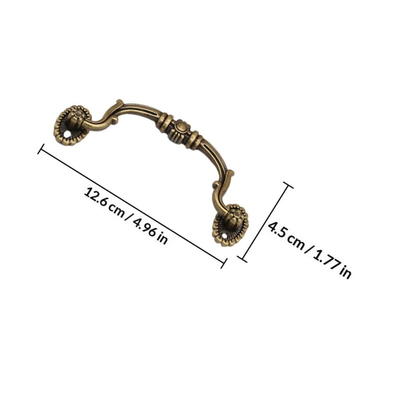European Style Cabinet Handles 10 Pack Tool Free Installation for Kitchen Bedroom Drawers - Image 3