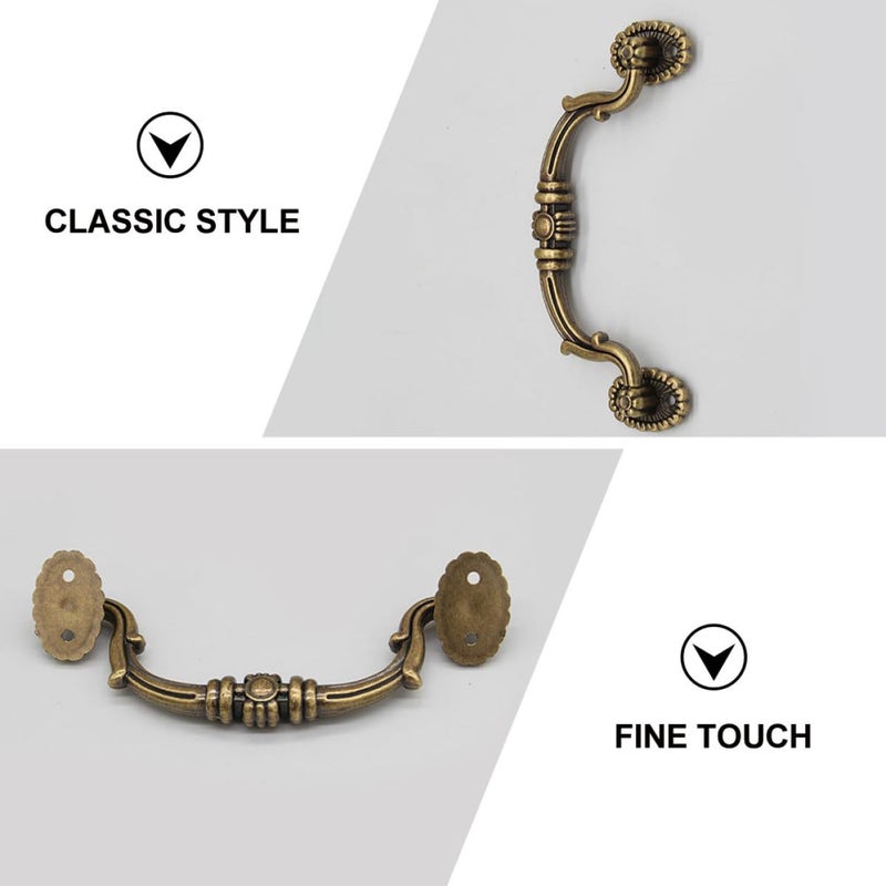 European Style Cabinet Handles 10 Pack Tool Free Installation for Kitchen Bedroom Drawers - Image 4
