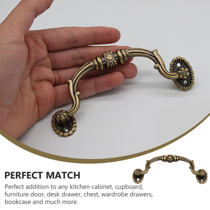 European Style Cabinet Handles 10 Pack Tool Free Installation for Kitchen Bedroom Drawers - Image 5