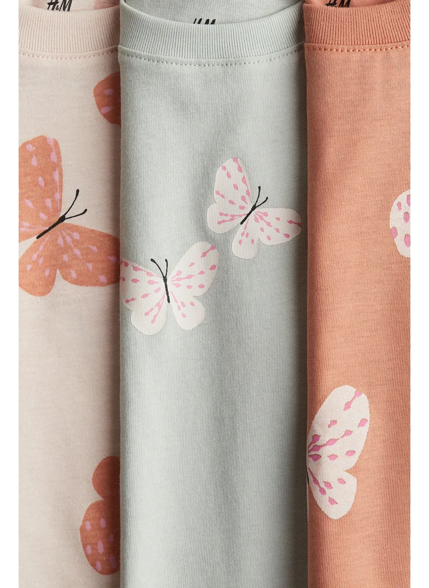 اتش اند ام 3-Pack Printed Jersey Tops