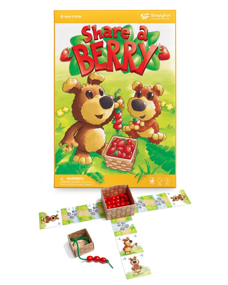 SimplyFun Share a Berry Collect Berries While Having Fun and Counting A Toddler Game for Kids Ages 35 2 to 4 Players - Image 3