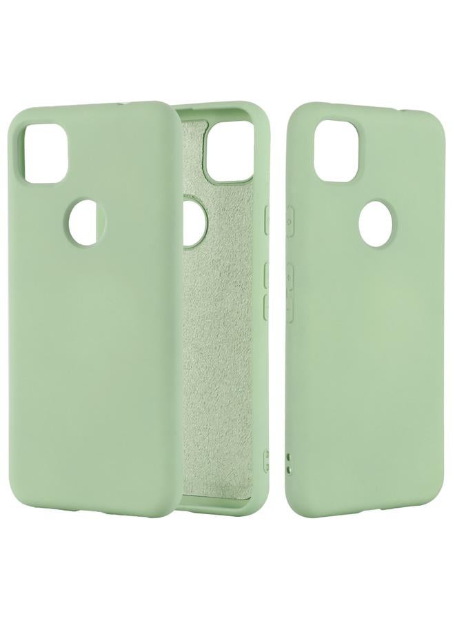 Zaboon Case For Google Pixel 4a Pure Color Liquid Silicone Shockproof Full Coverage Case - Image 1