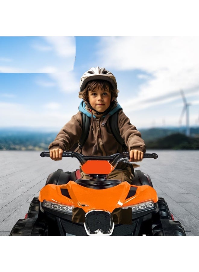 4-Wheel Kids Electric Bike - 6V Rechargeable Battery, LED Lights, Music - Ride-On Bike for Boys and Girls  - Image 2