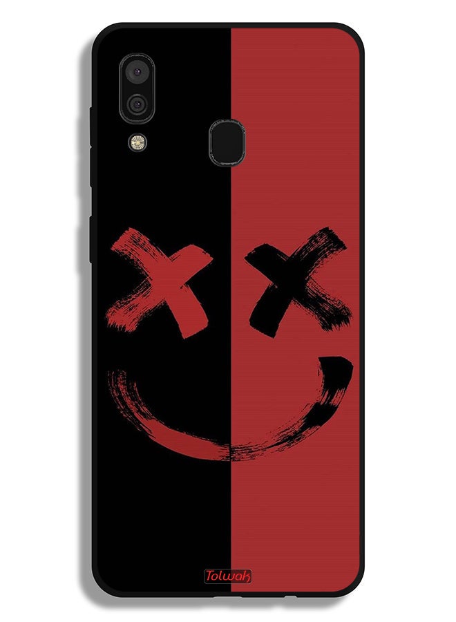 Tolwak Samsung Galaxy A30 Protective Case Cover Marshmallow Art Pattern - Image 1