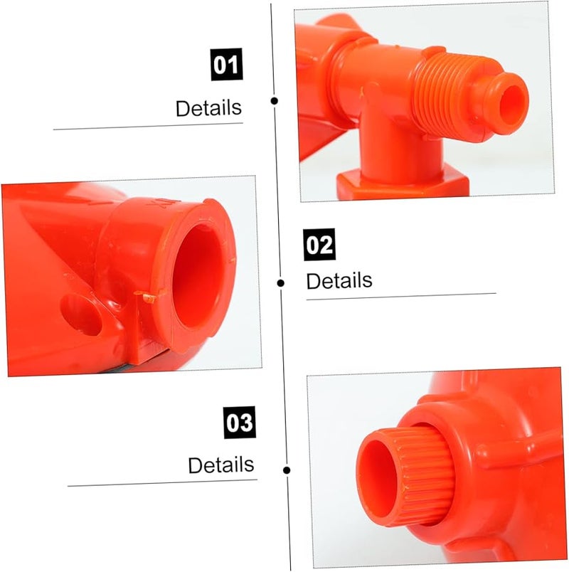 Cabilock Poultry Water Fountain Lightweight Chicken Coop Waterer For Chickens Ducks Quail Easy Installation - Image 5