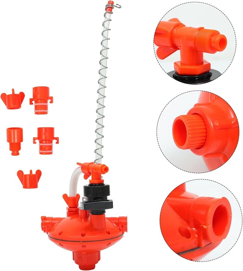Cabilock Poultry Water Fountain Lightweight Chicken Coop Waterer For Chickens Ducks Quail Easy Installation - Image 3