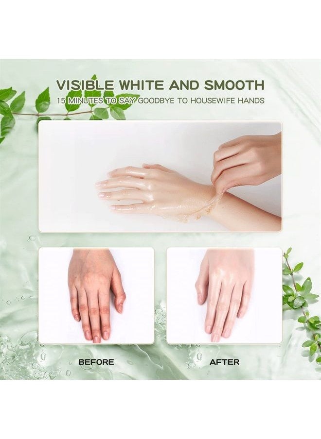 VIOLA HOUSE - Hand Mask, Hand Peeling Masks, Hands Care Exfoliate Hydrating, Hands Skin Repair Renew Mask Wax For Cracked Hands, Dry, Aging Hands 150g(Avocado & Aloe) - Image 1